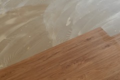 Verklebter Vinylboden in Holzoptik