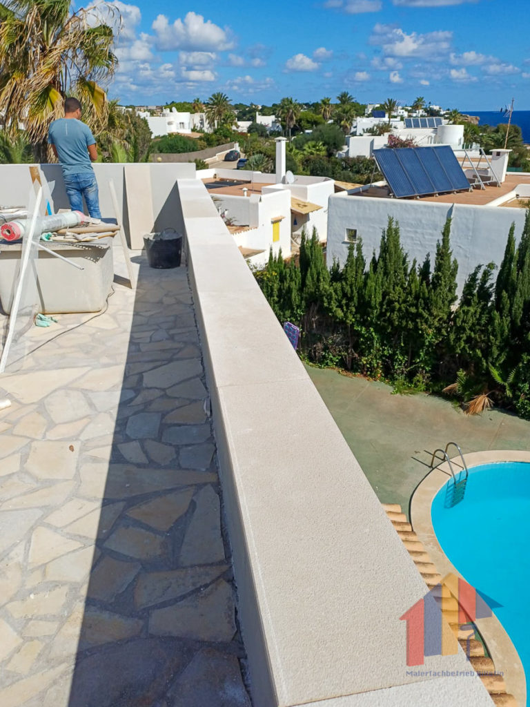 Flachdachsanierung auf Mallorca